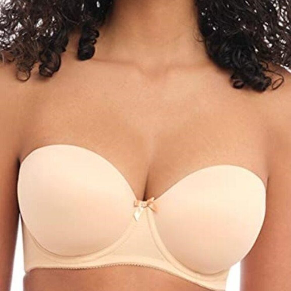 NWT Freya Women's Deco Underwire Molded Strapless, 38C